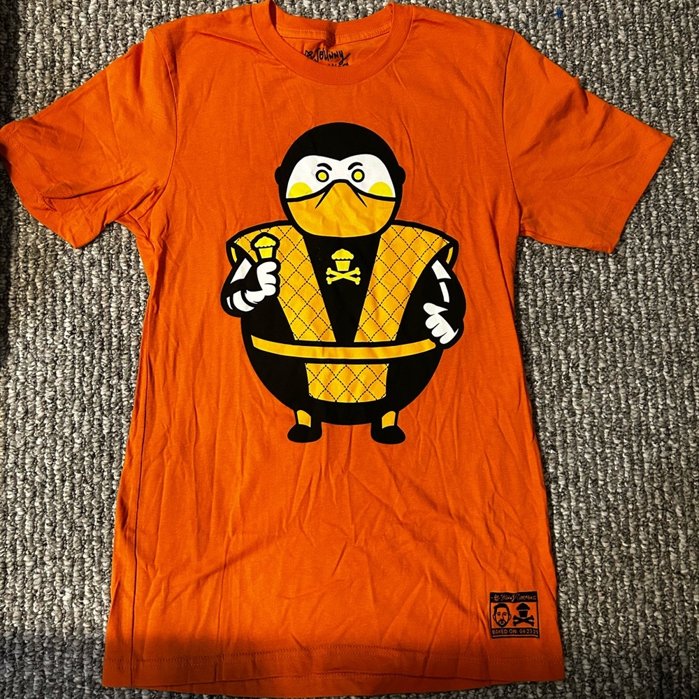 Johnny Cupcakes t shirt. Ninja. Size small
